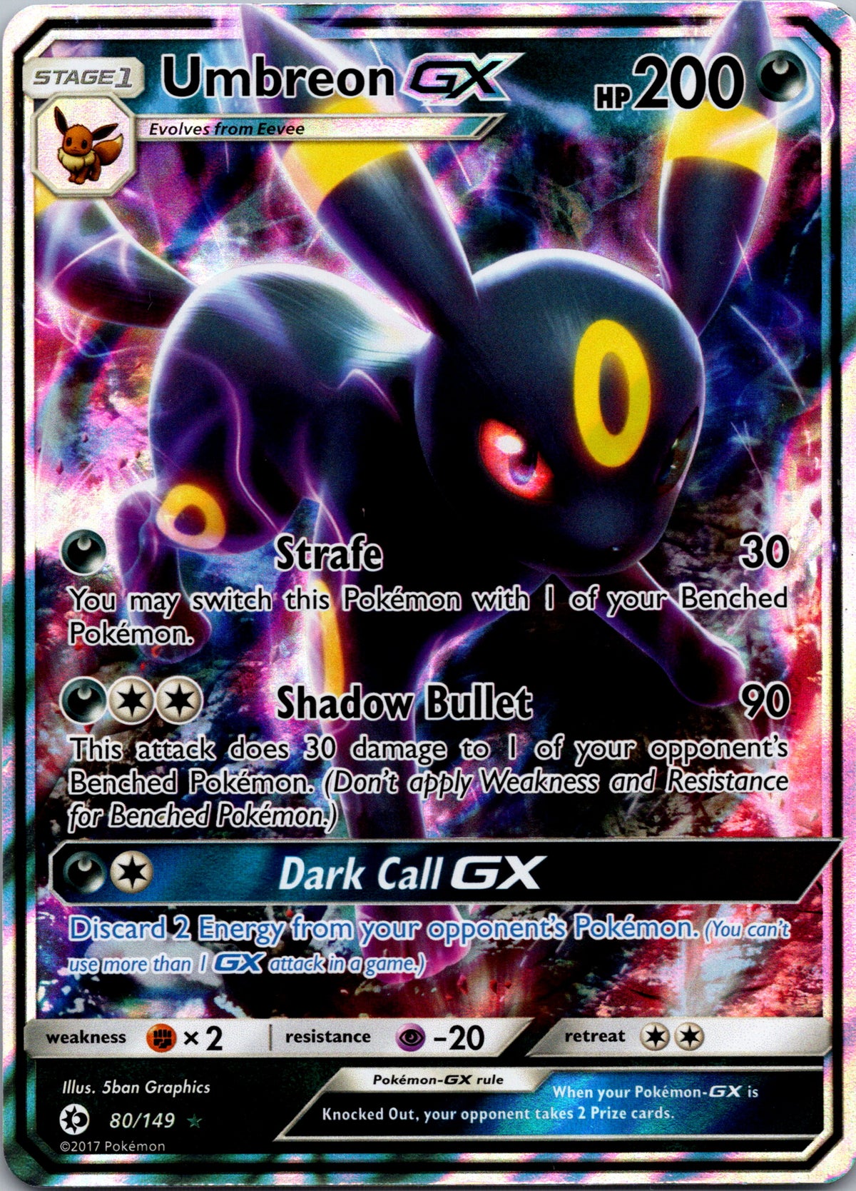 Umbreon GX - front