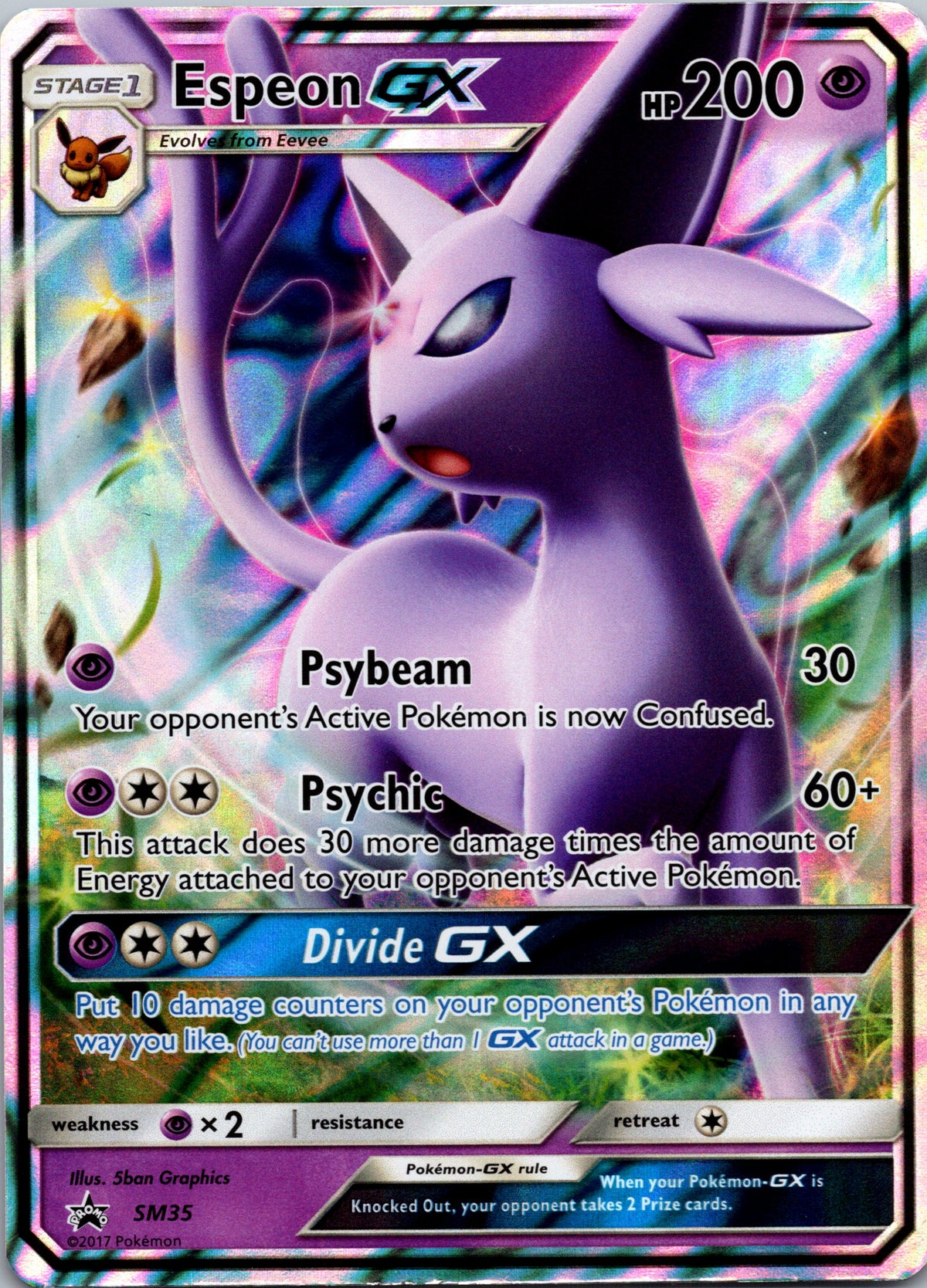 Espeon GX - front