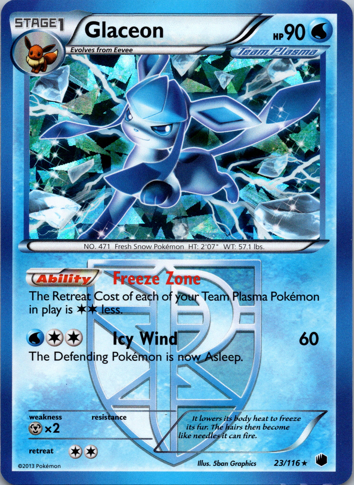 Glaceon - front