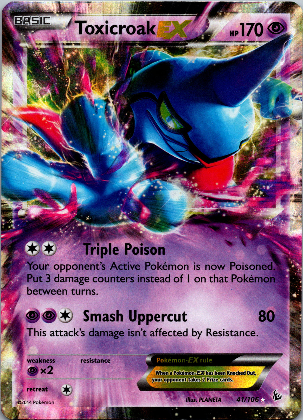 Toxicroak EX - front