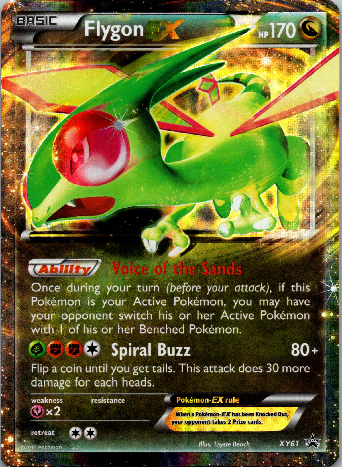 Flygon EX - front