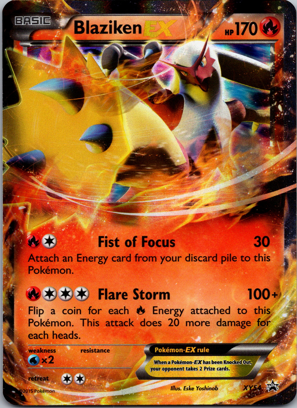 Blaziken EX - front