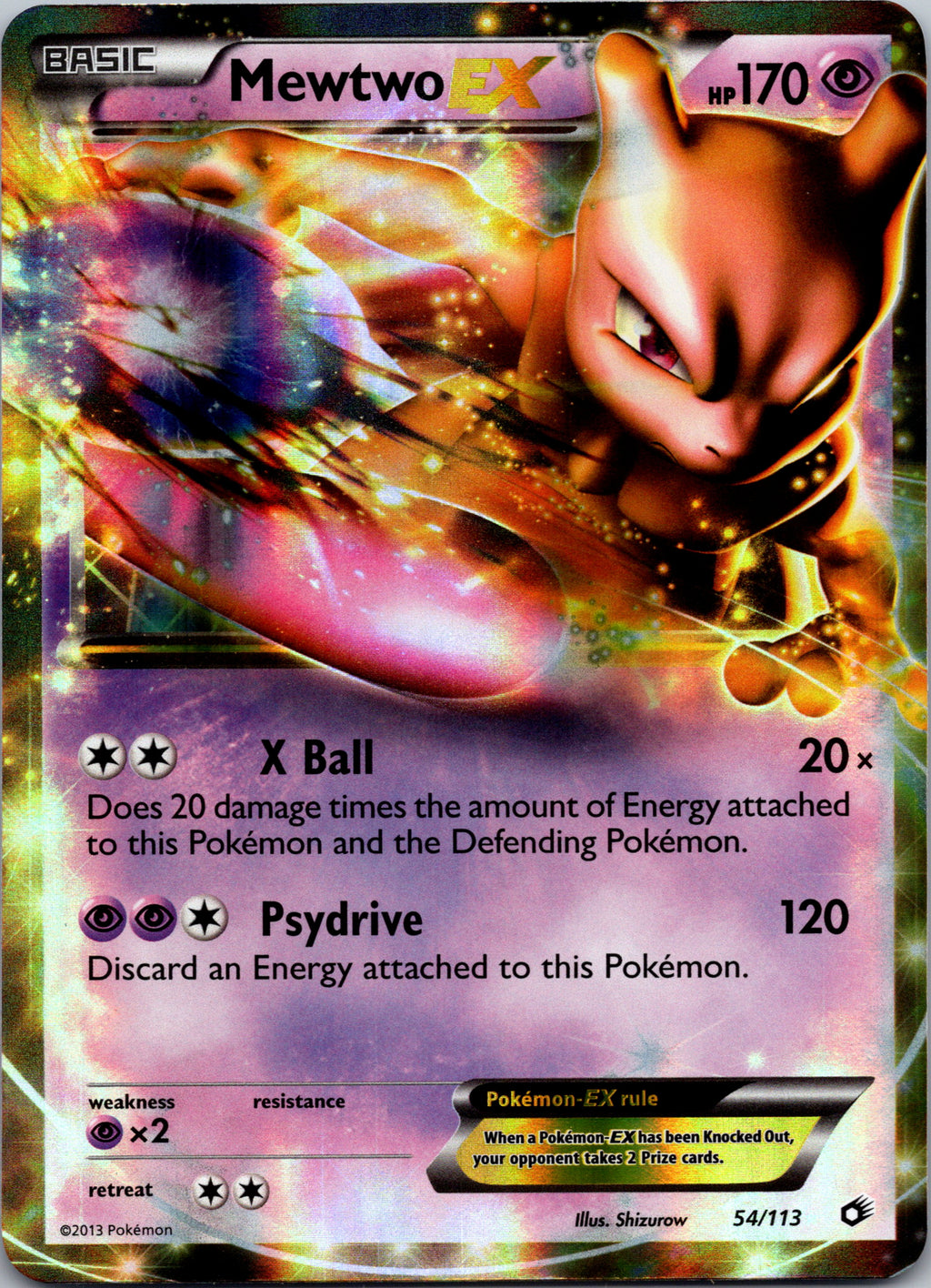 Mewtwo-EX - front