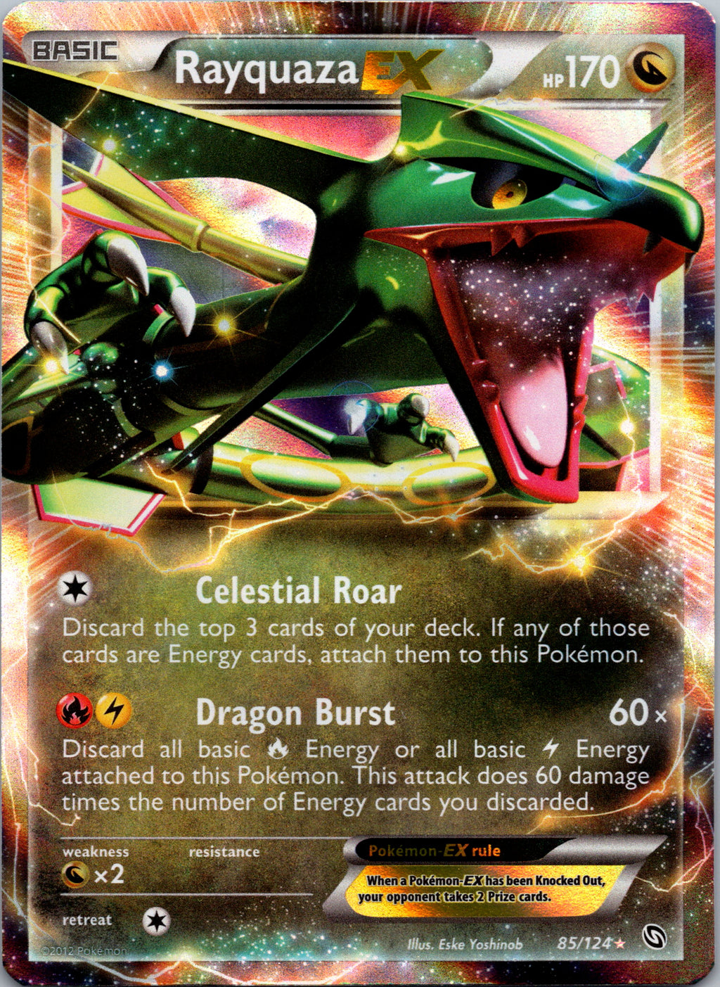 Rayquaza-EX - front