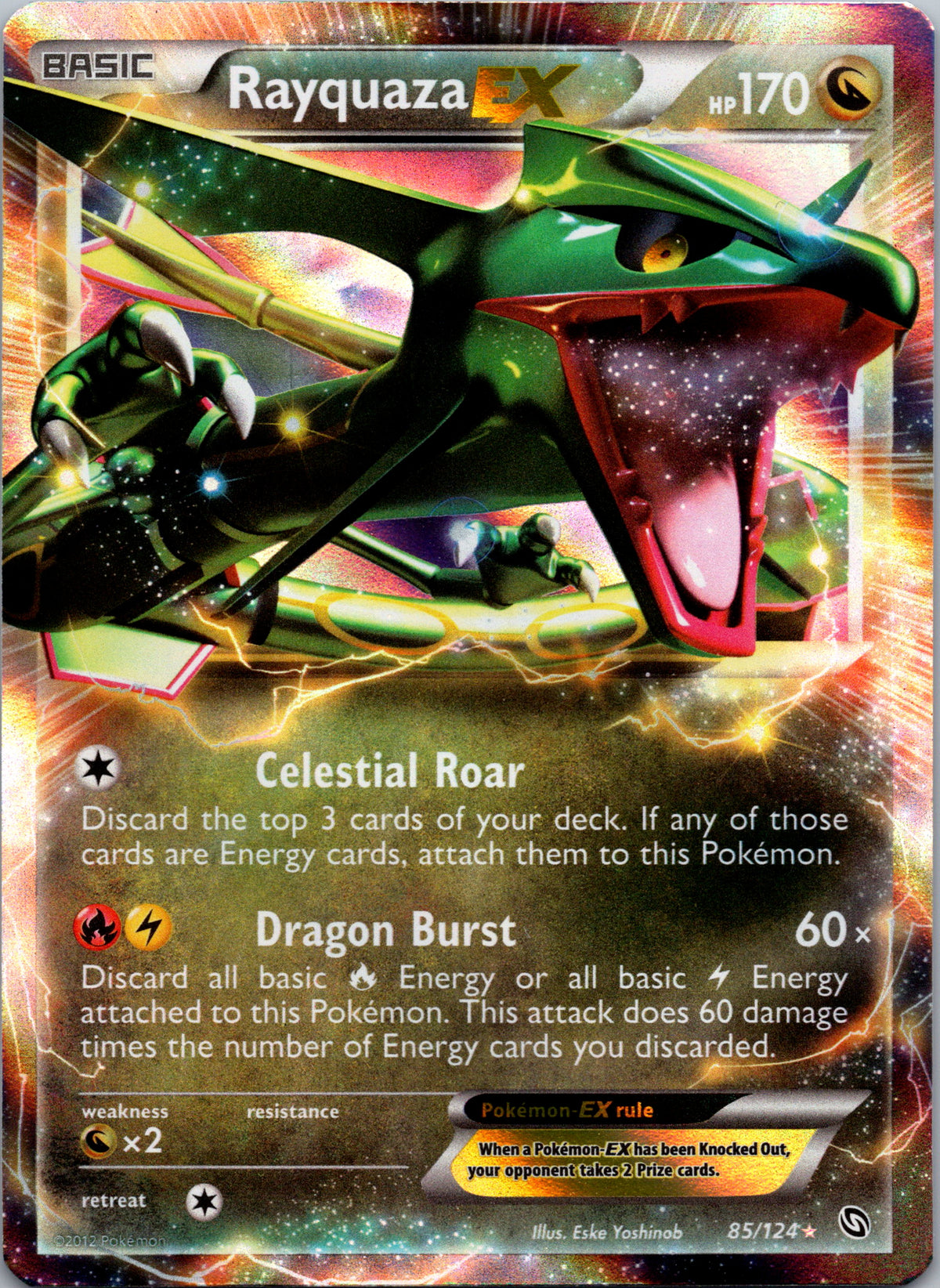 Rayquaza-EX - front