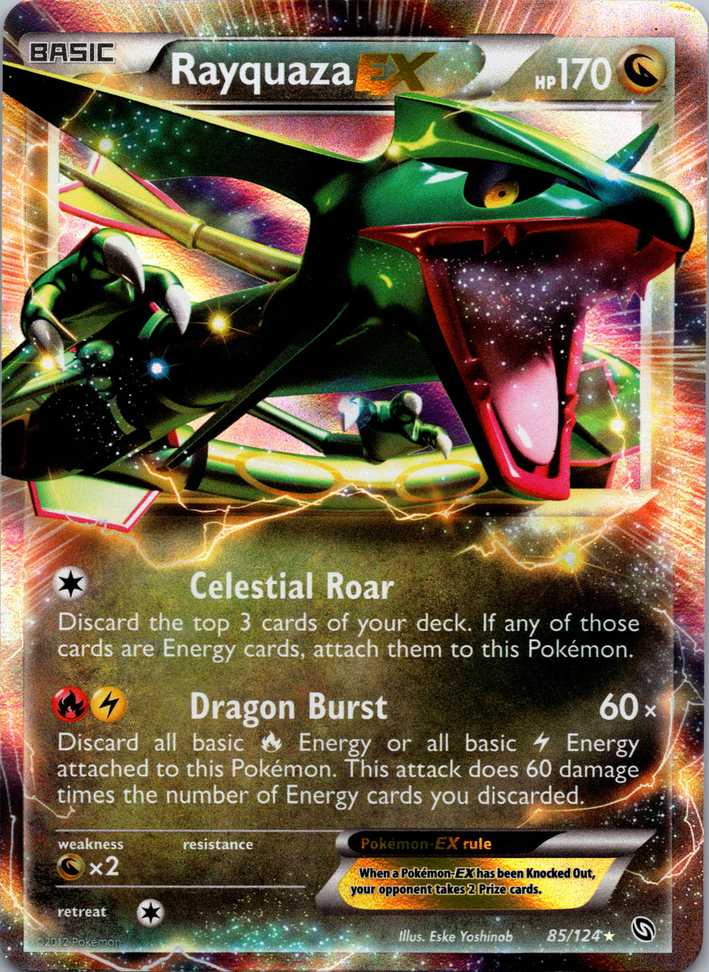 Rayquaza-EX - front