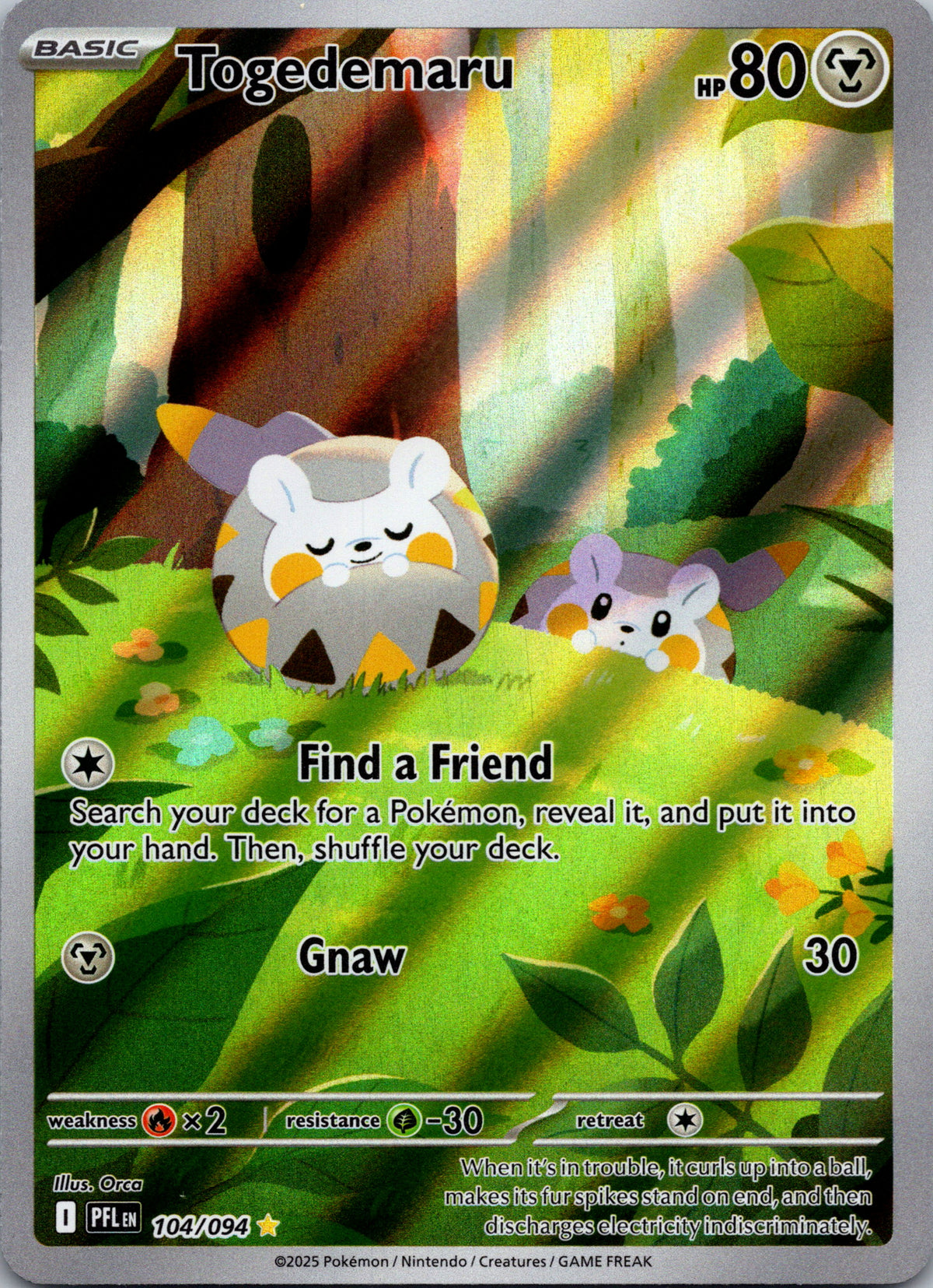 Togedemaru - front