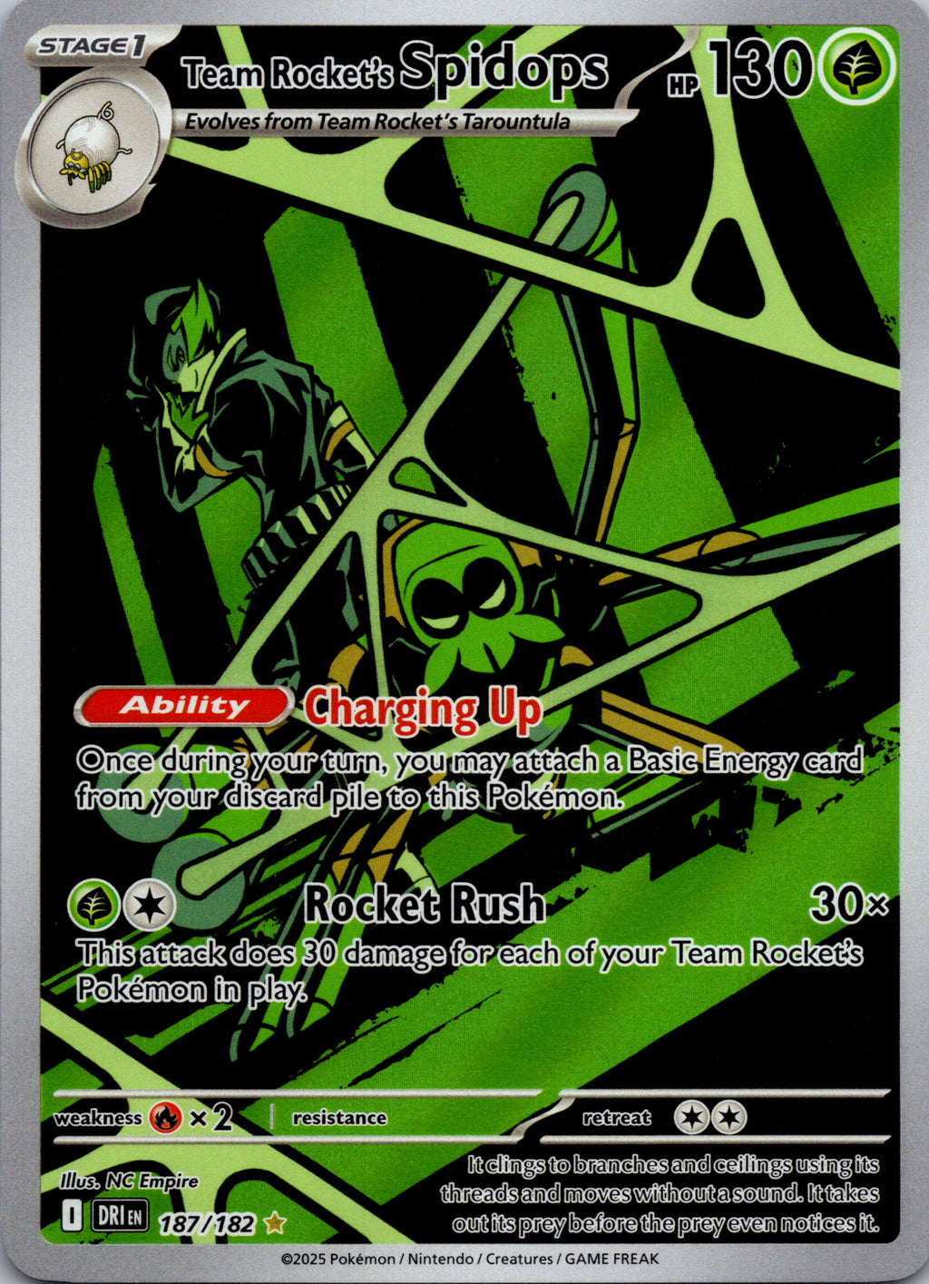 Team Rocket's Spidops - front