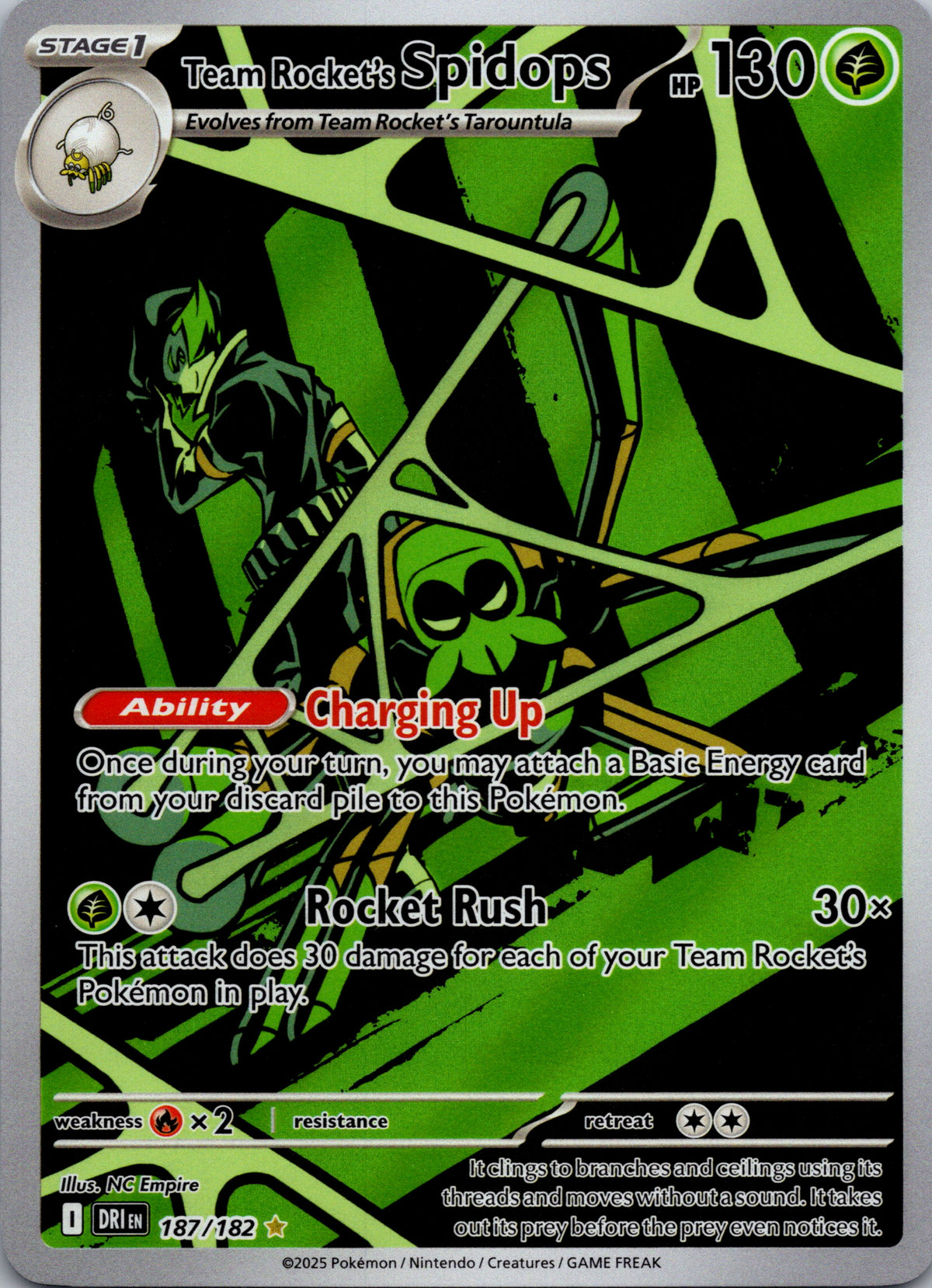 Team Rocket's Spidops - front