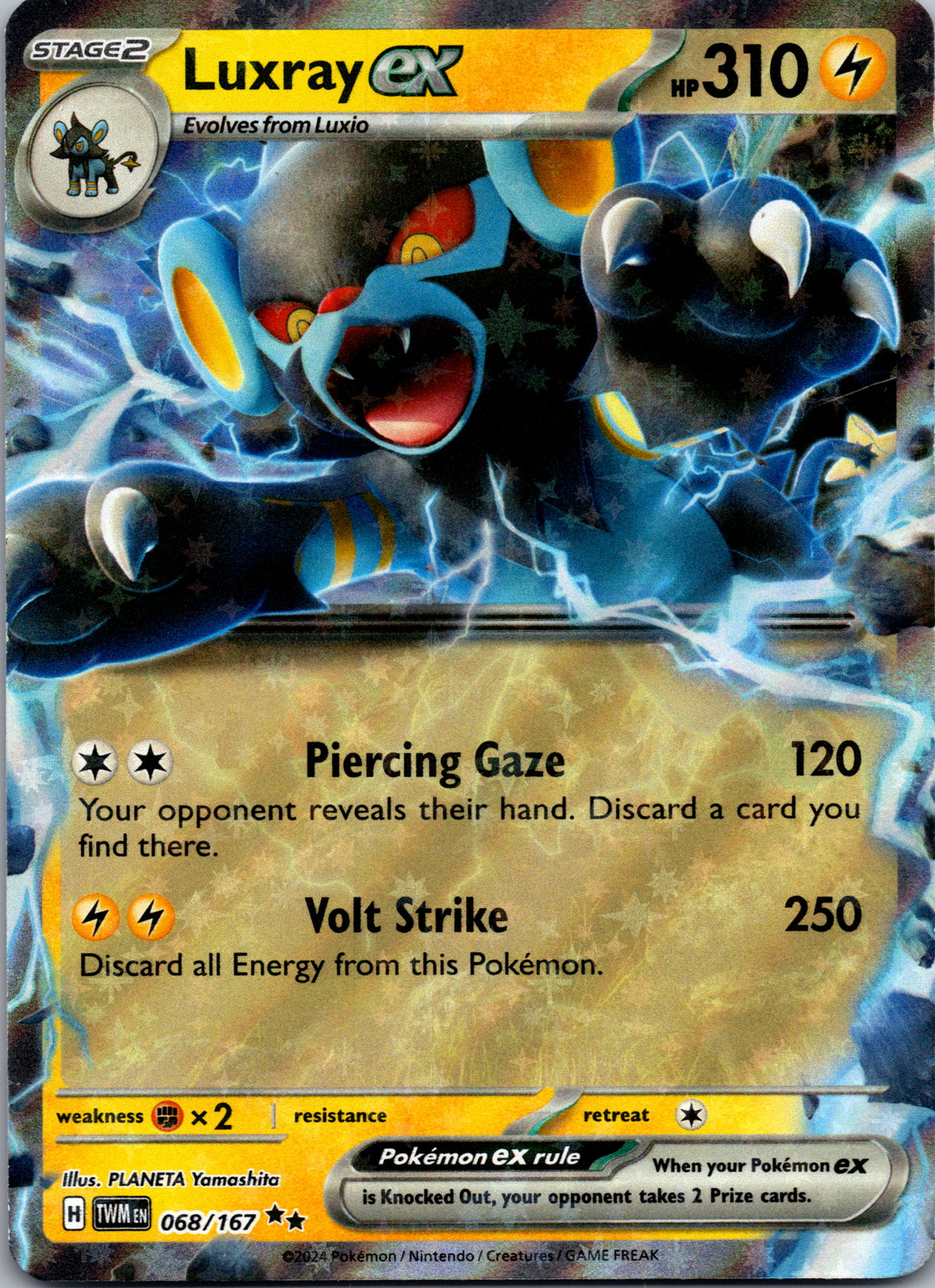 Luxray ex - front