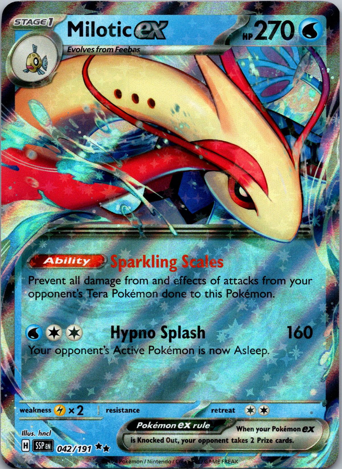 Milotic ex - front