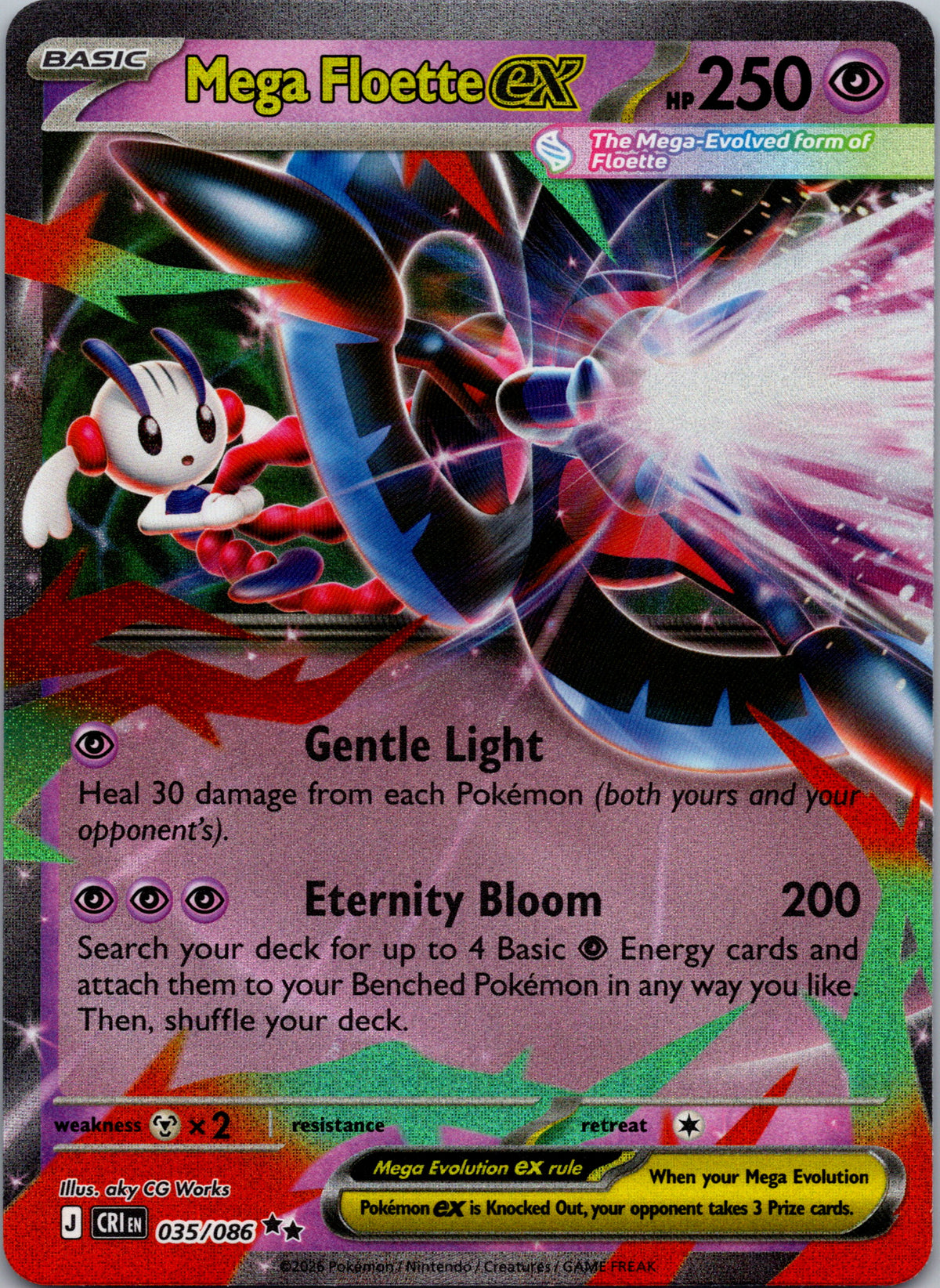 Mega Floette ex - front