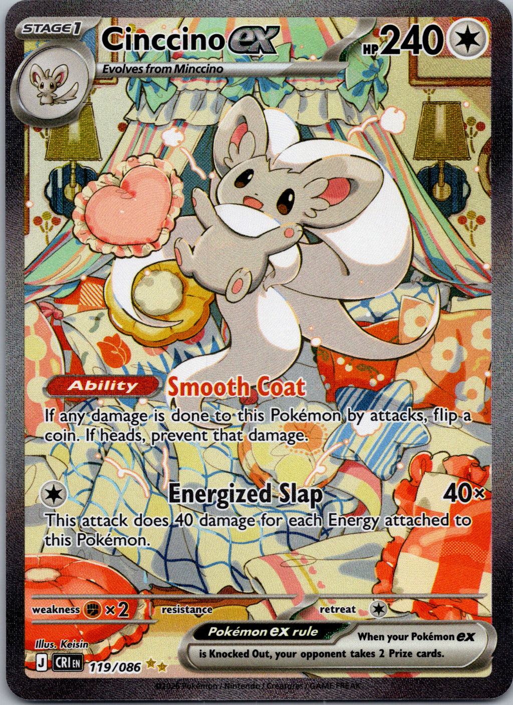 Cinccino ex - front