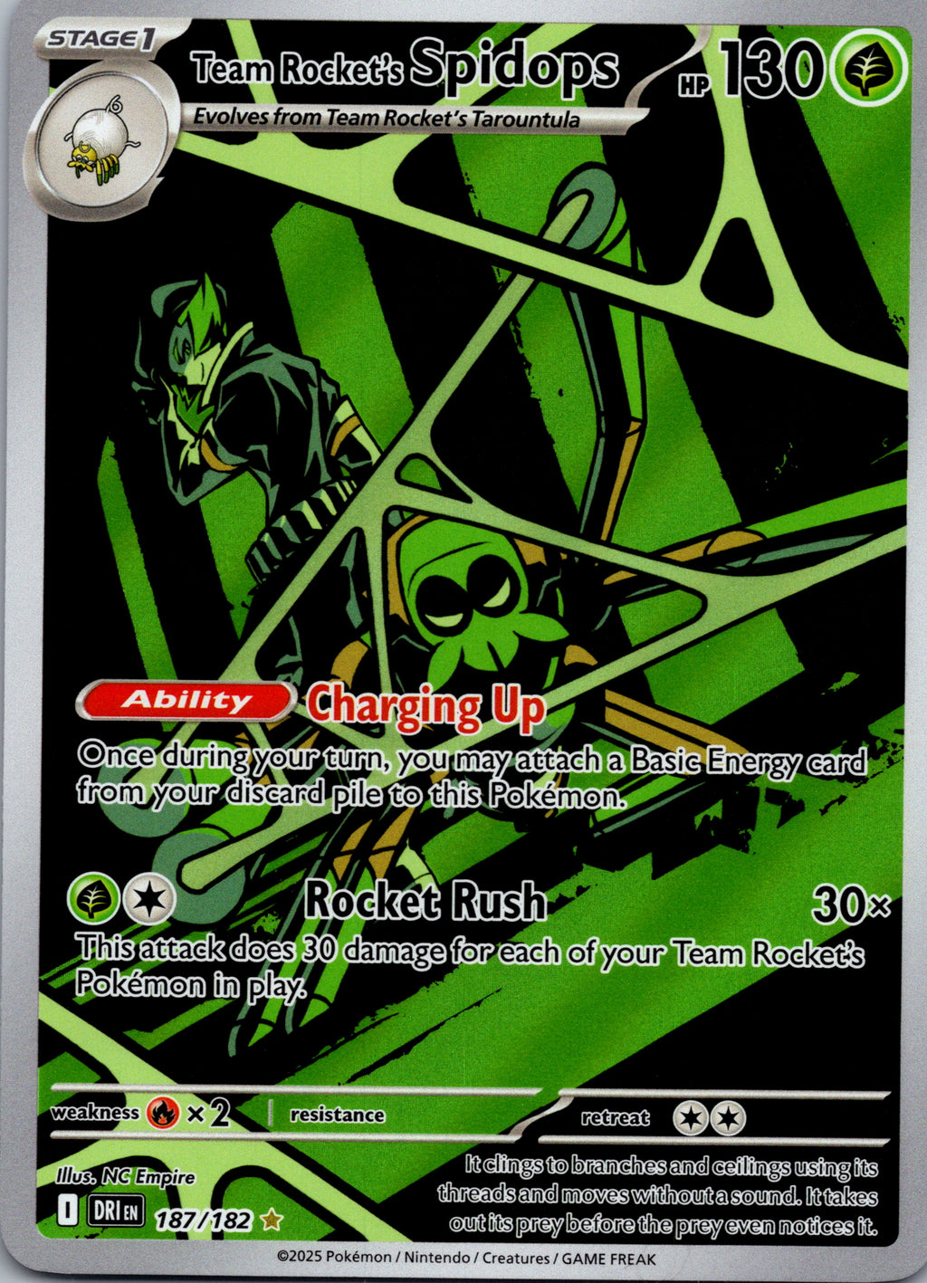 Team Rocket's Spidops - front