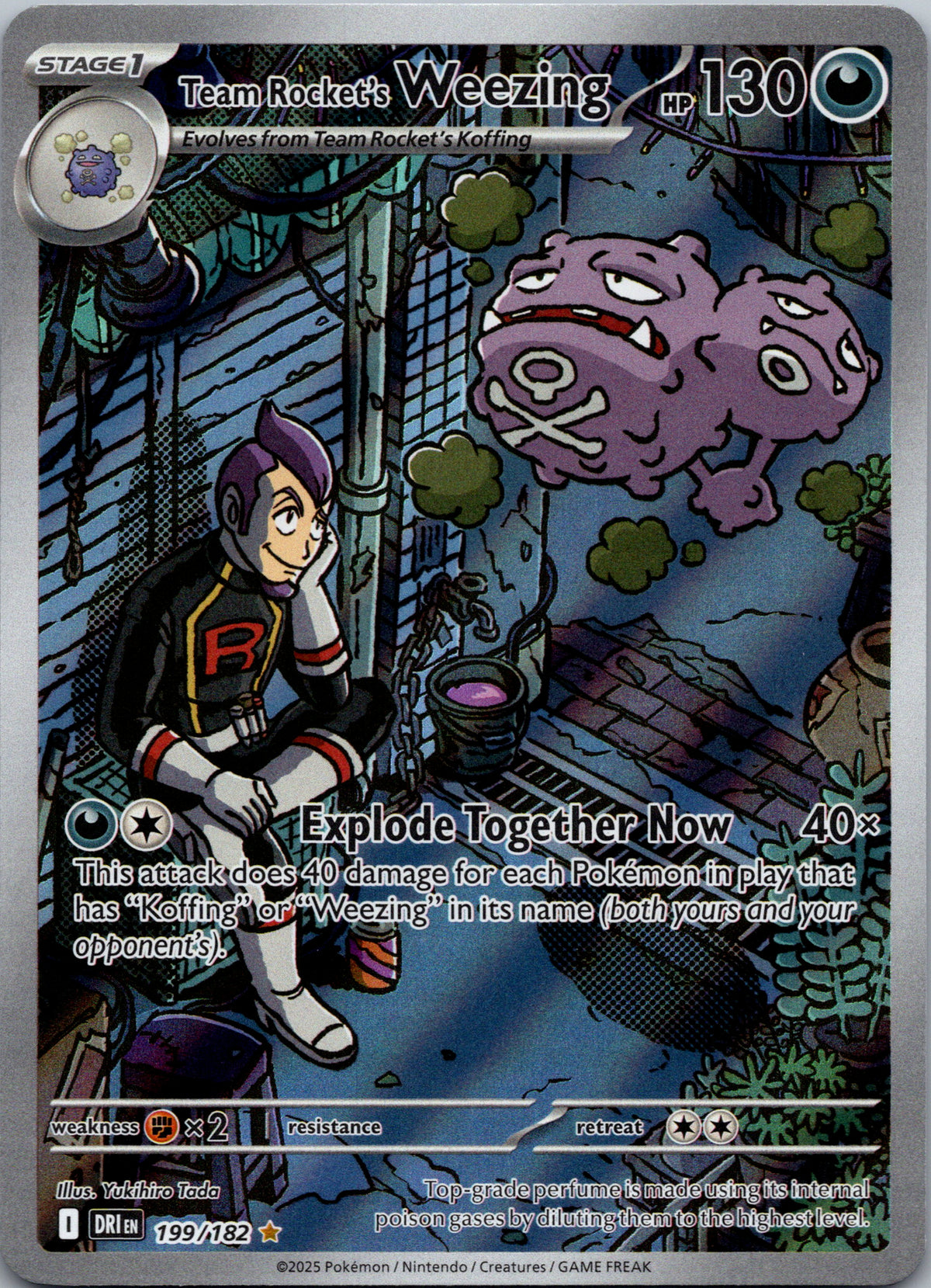 Team Rocket's Weezing - front