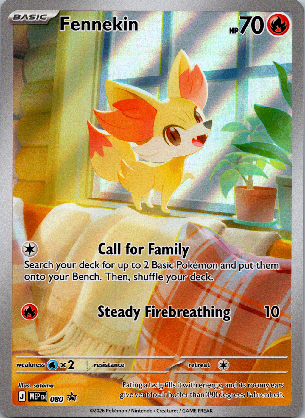 Fennekin - front