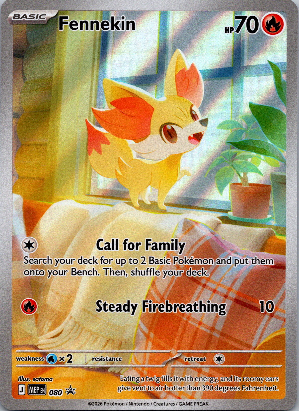 Fennekin - front