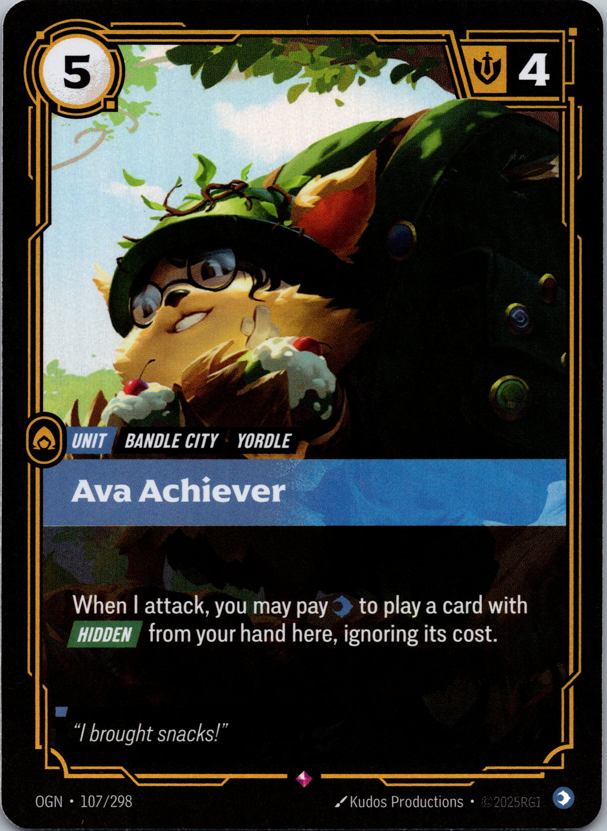 Ava Achiever - front
