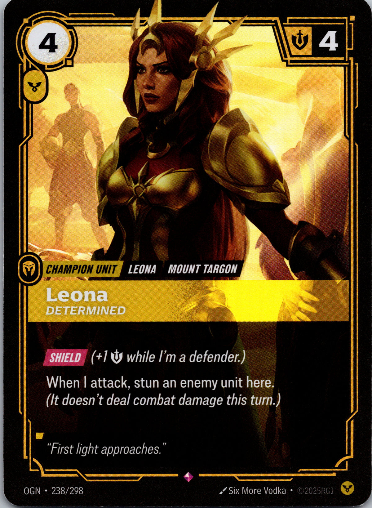 Leona - Determined - front