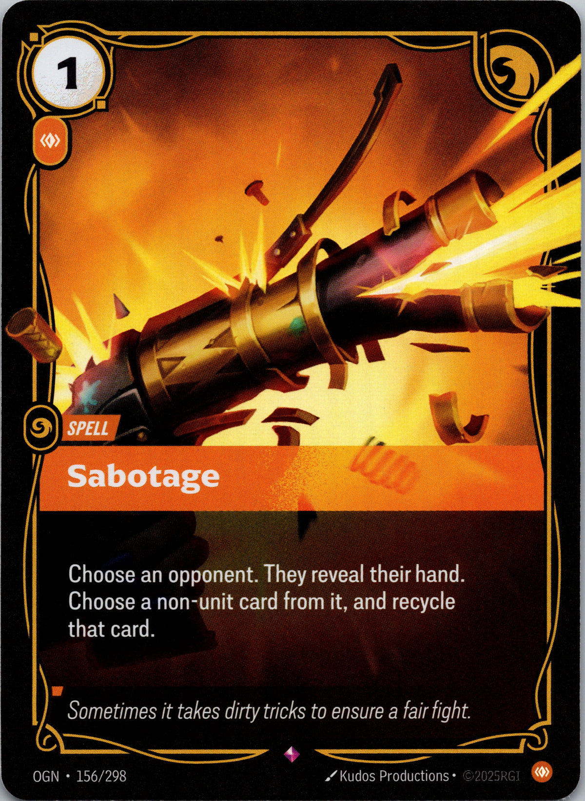Sabotage - front