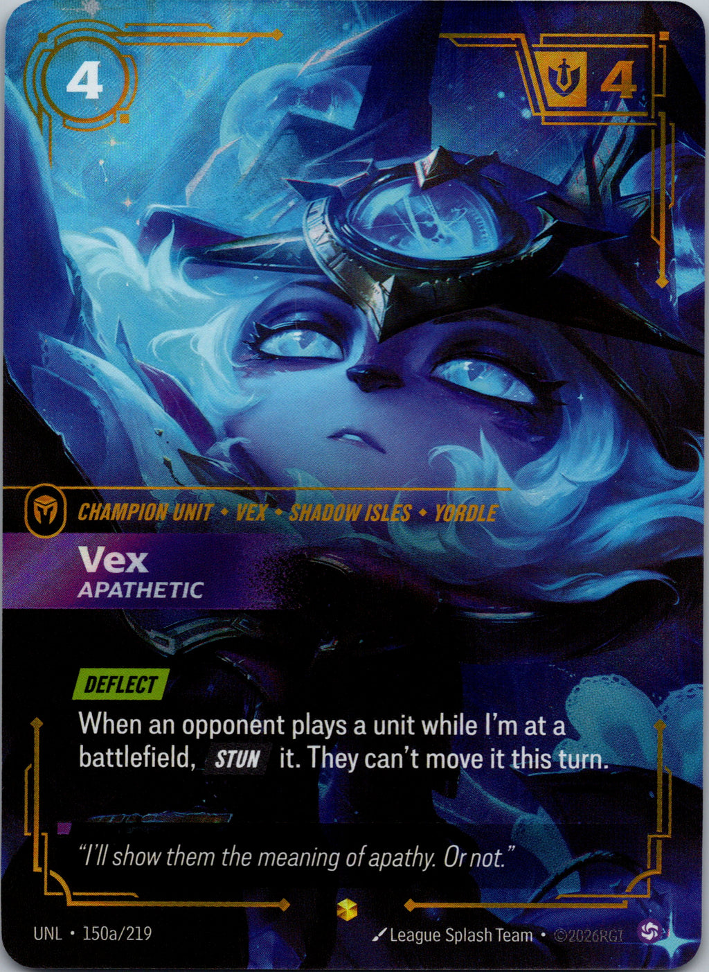 Vex - Apathetic (Alternate Art) - front