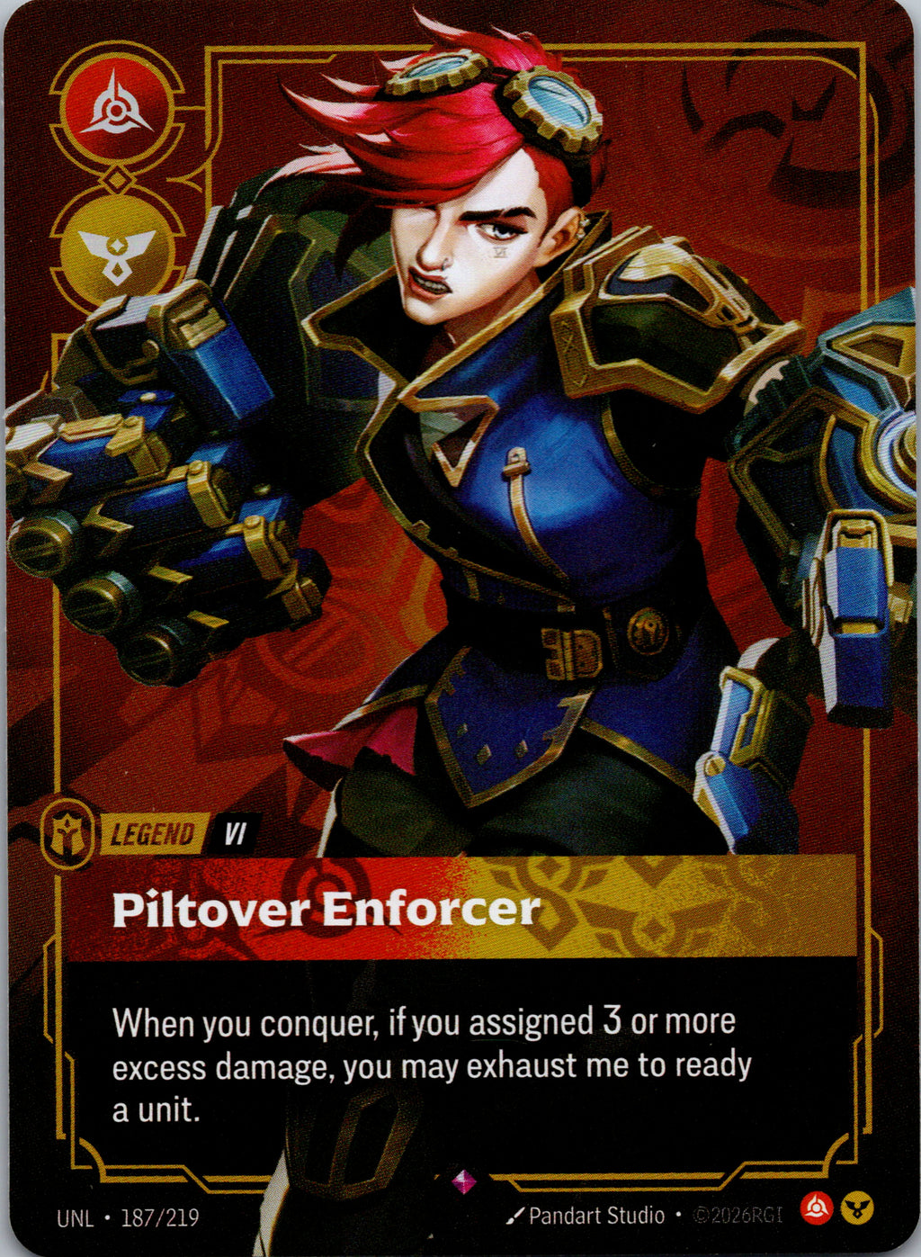 Vi - Piltover Enforcer - front
