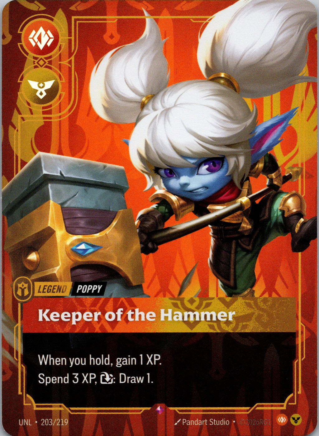 Poppy - Keeper of the Hammer - front