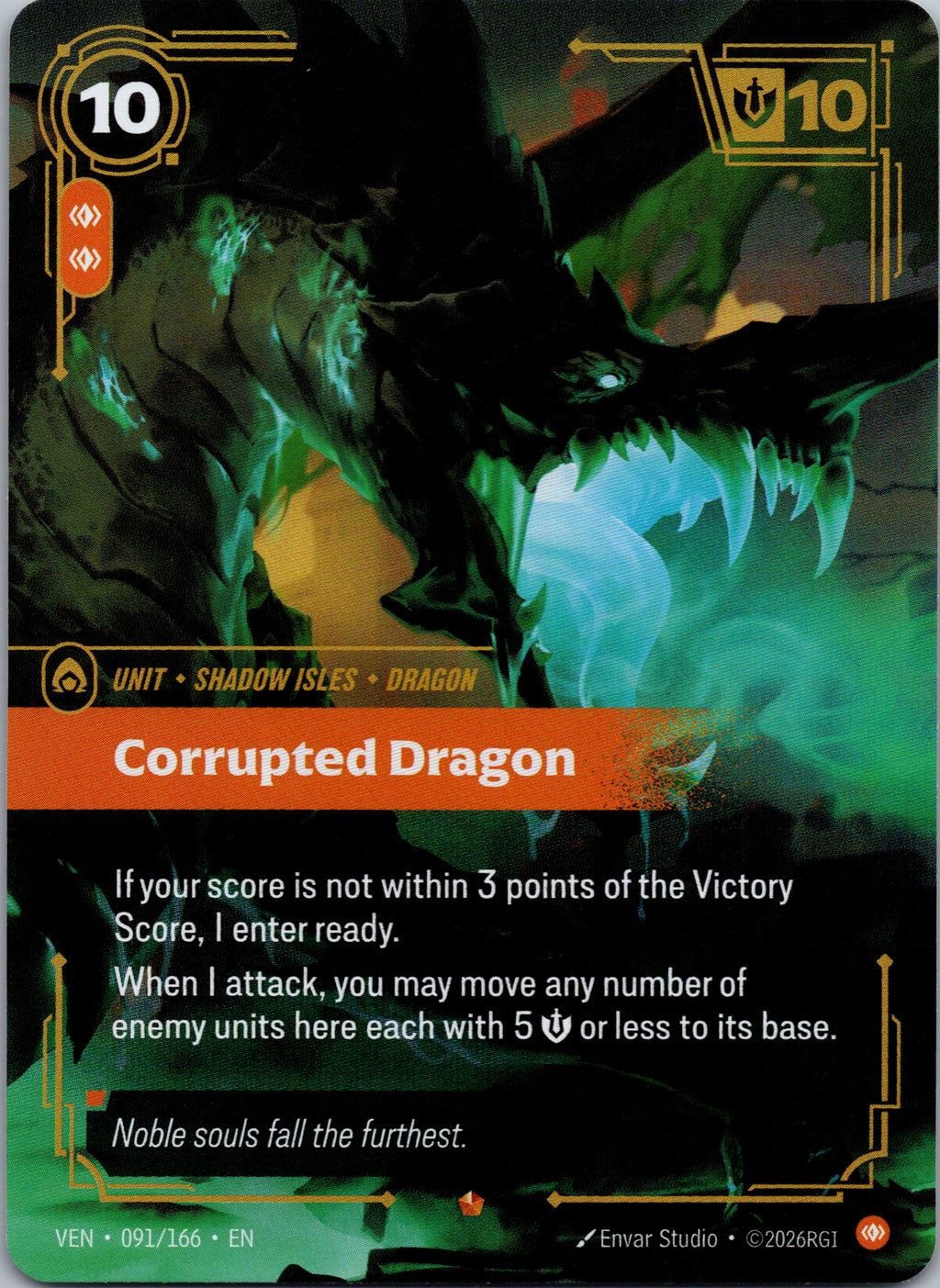 Corrupted Dragon - front
