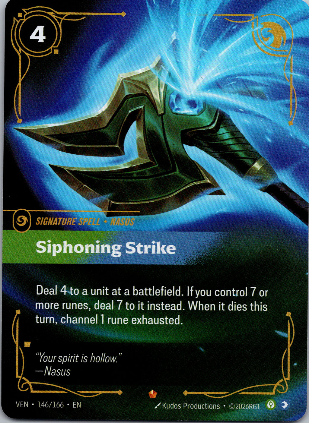 Siphoning Strike - front