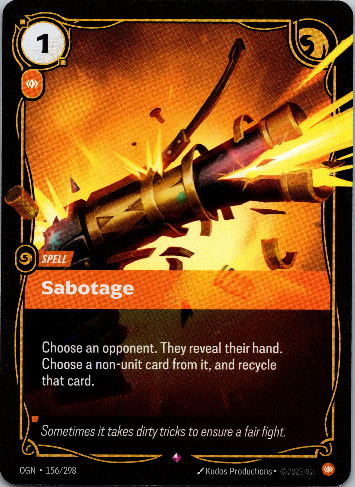 Sabotage - front