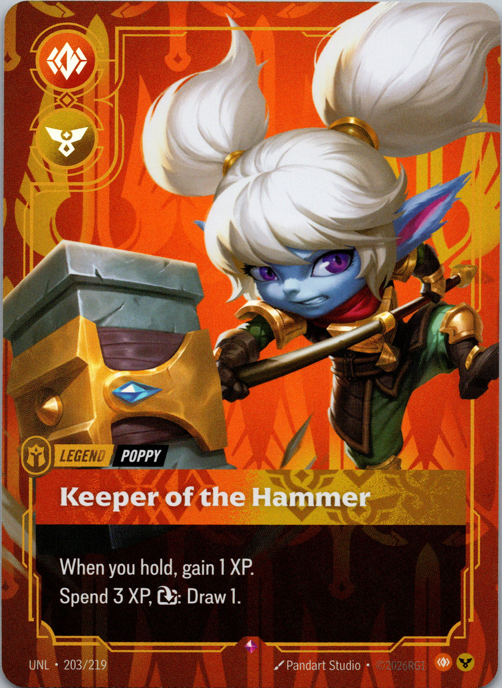 Poppy - Keeper of the Hammer - front