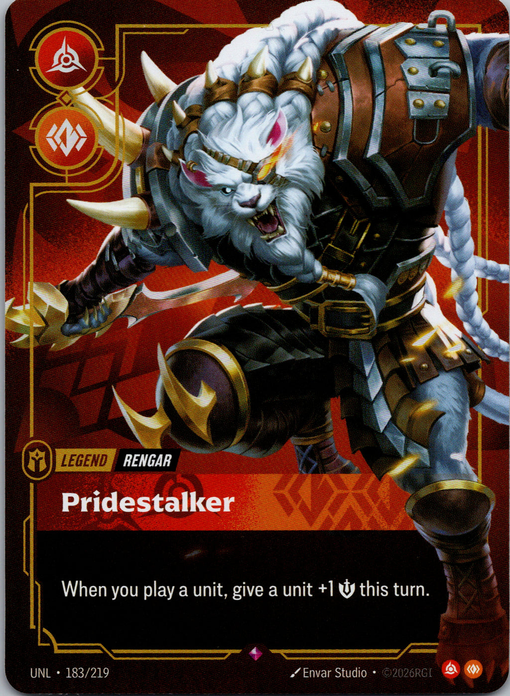 Rengar - Pridestalker - front