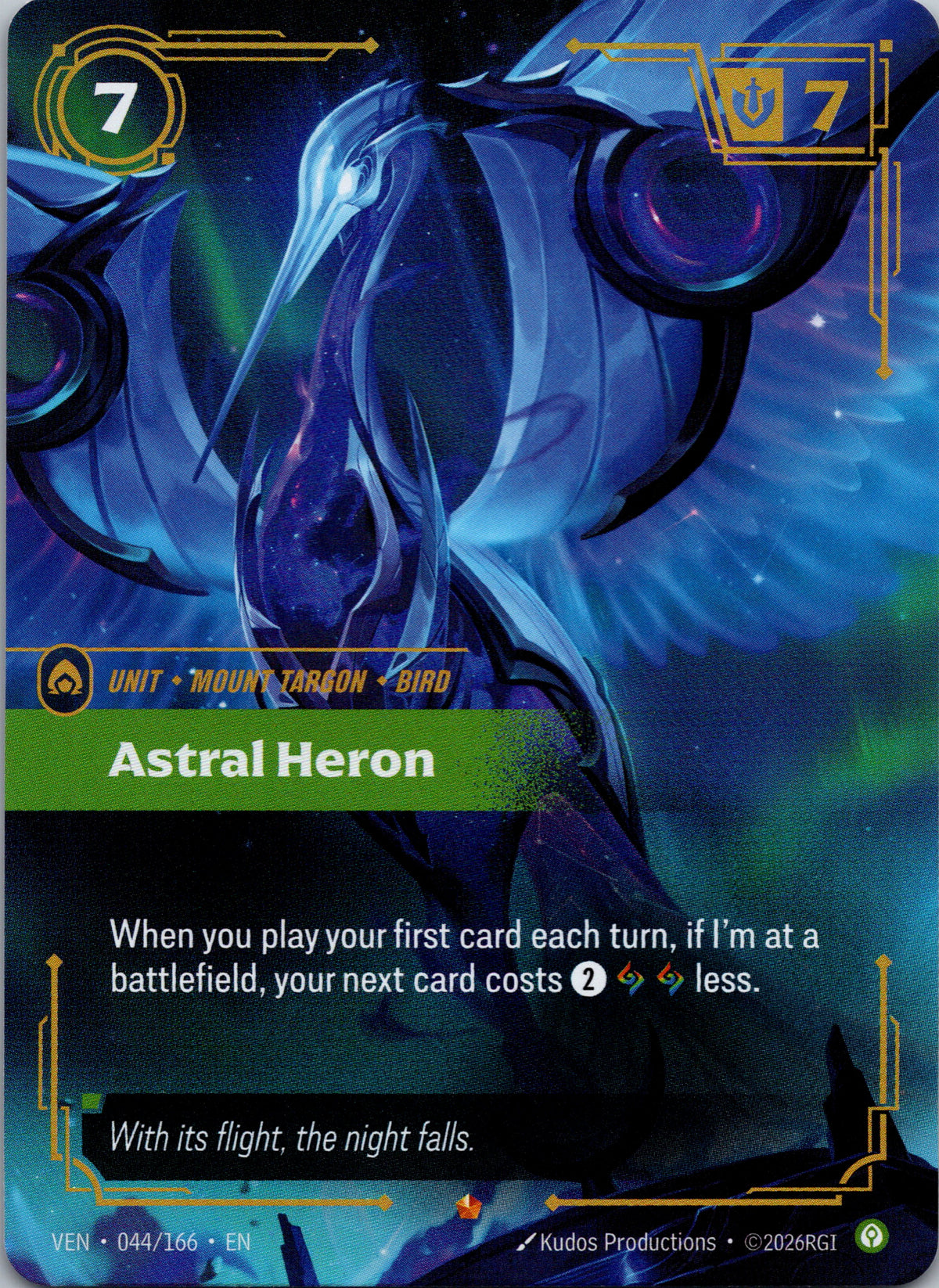 Astral Heron - front