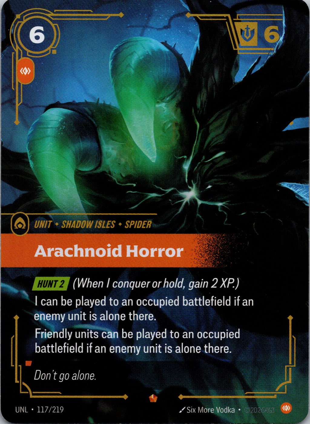 Arachnoid Horror - front