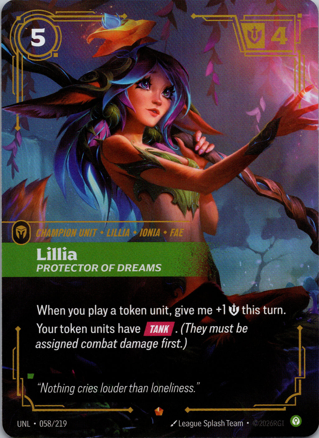 Lillia - Protector of Dreams - front