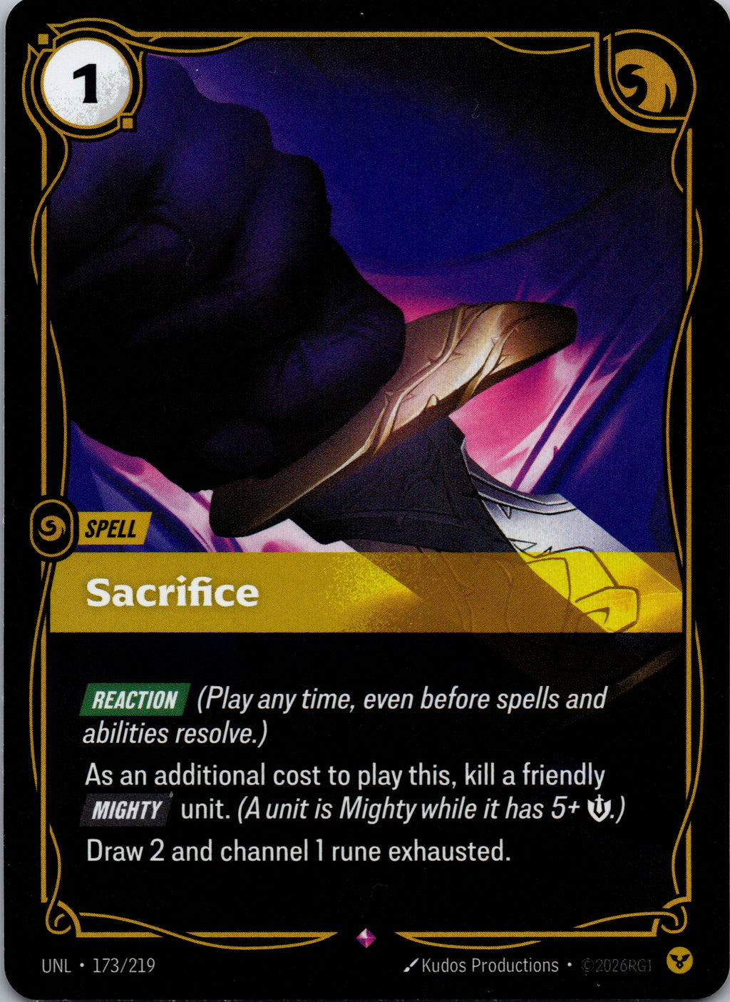 Sacrifice - front