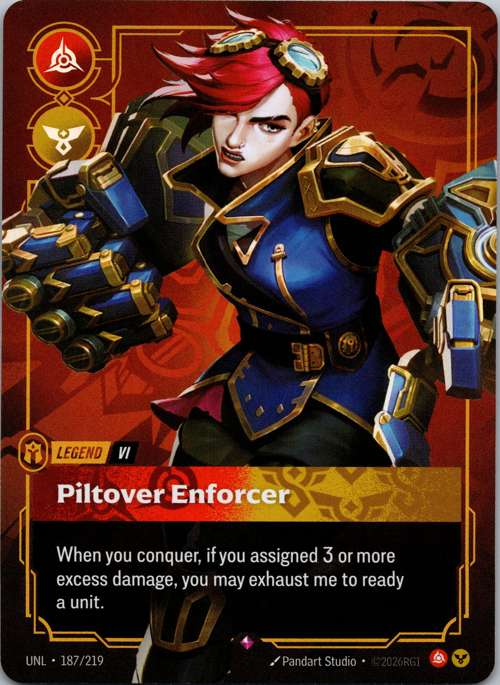 Vi - Piltover Enforcer - front