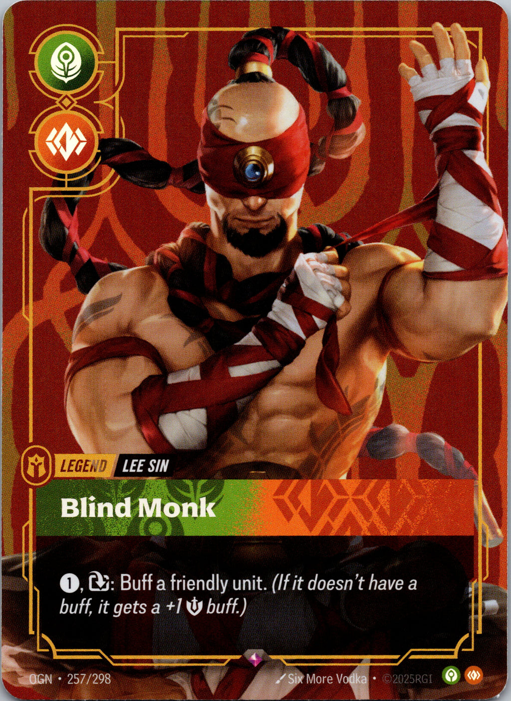 Lee Sin - Blind Monk - front