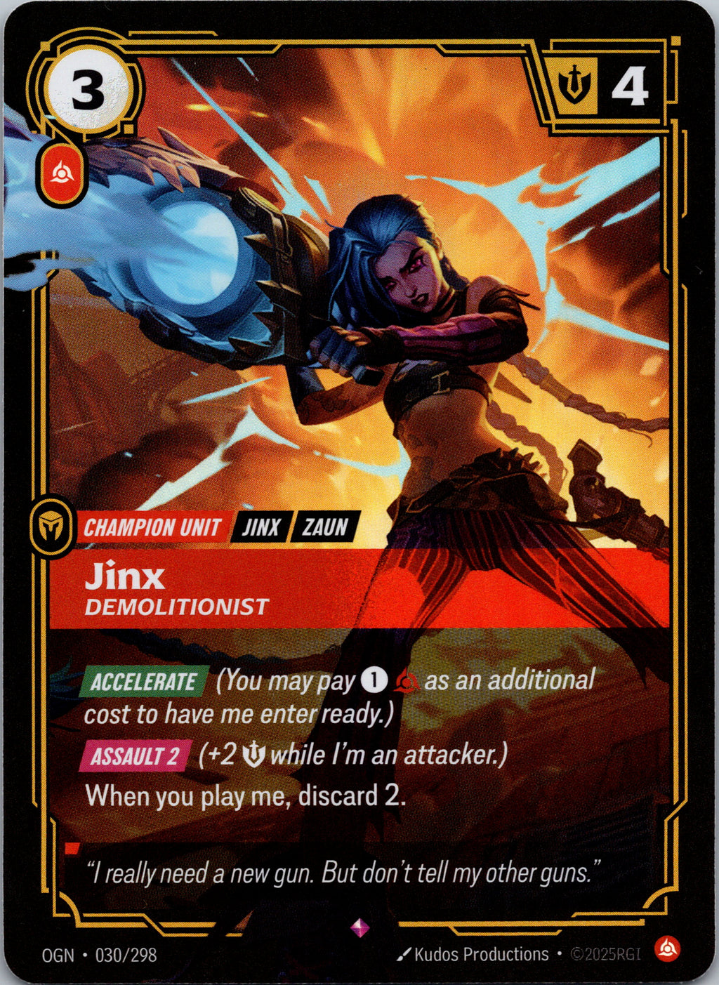 Jinx - Demolitionist - front
