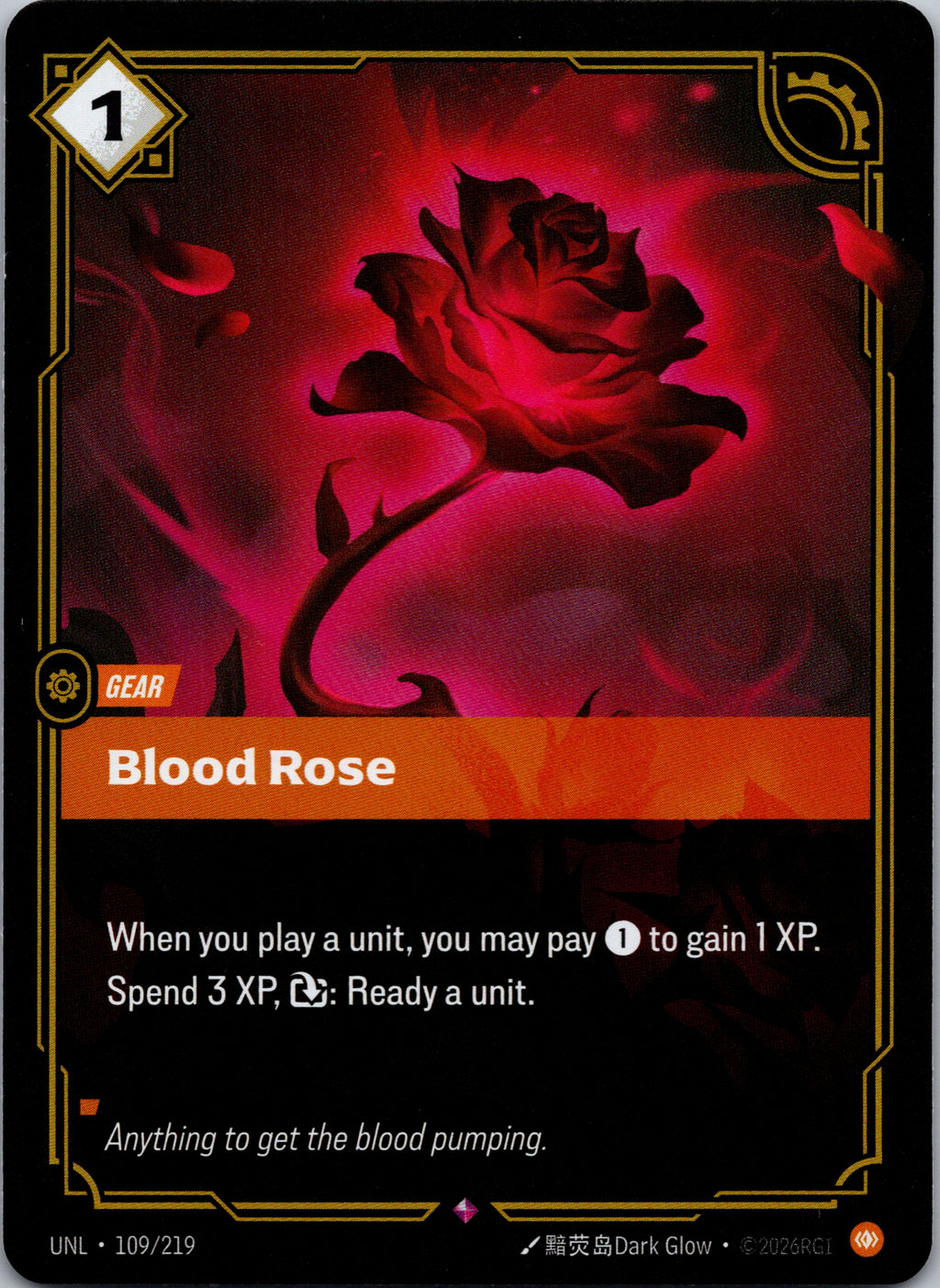Blood Rose - front