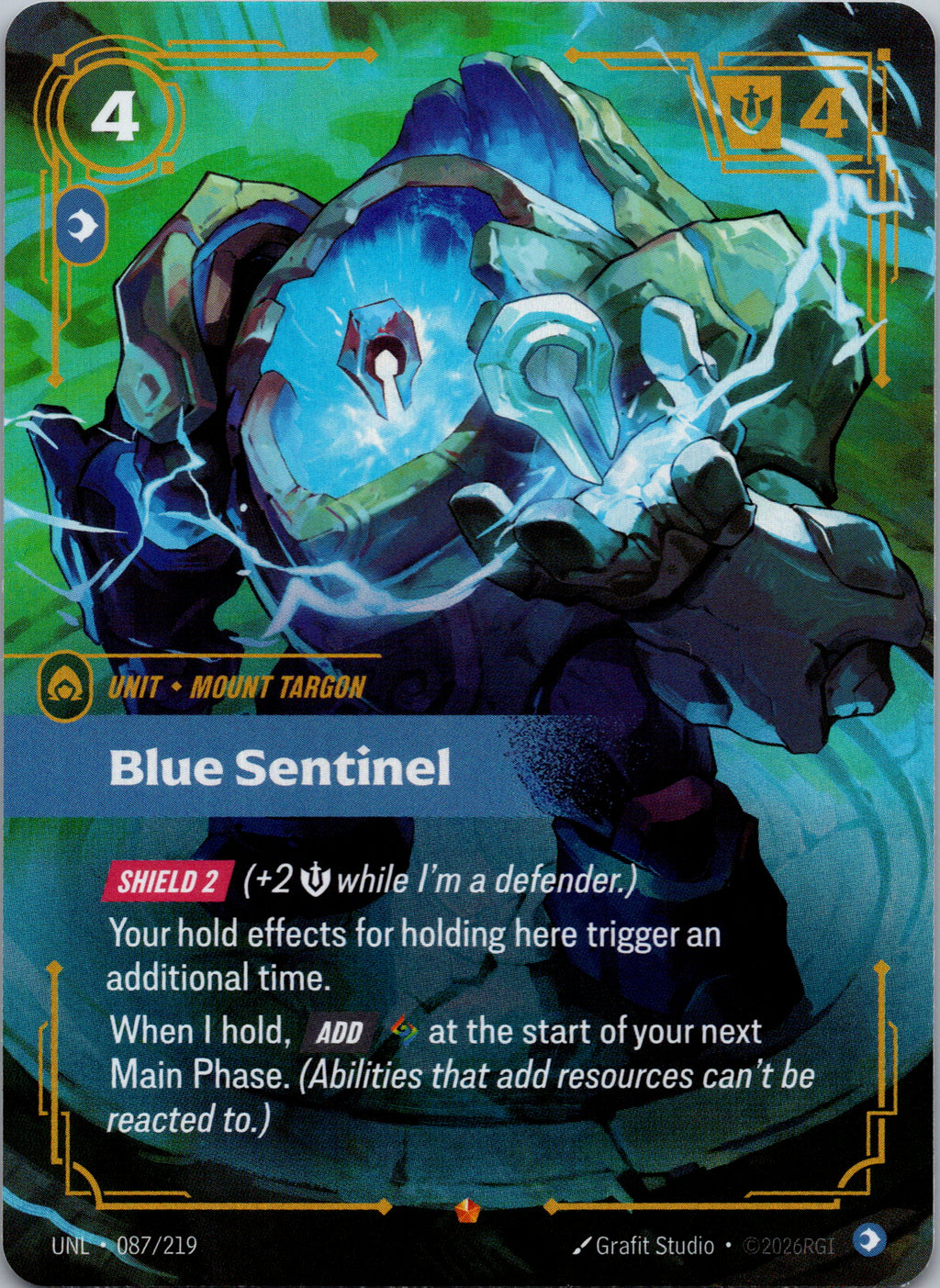 Blue Sentinel - front