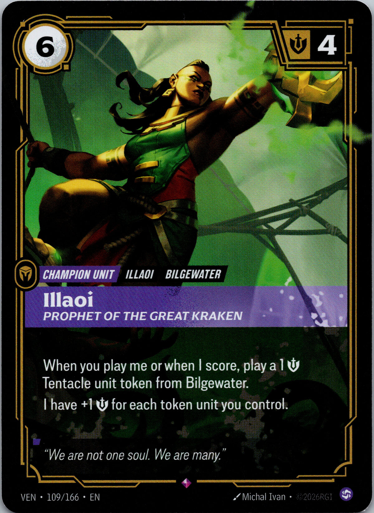 Illaoi, Prophet of the Great Kraken - front