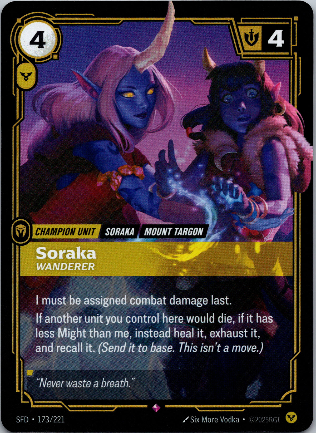 Soraka - Wanderer - front