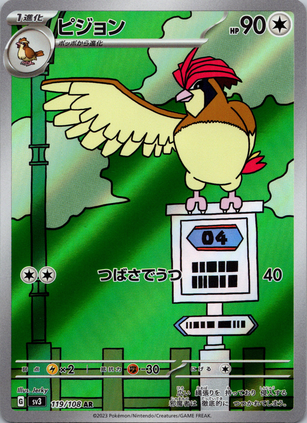Pidgeotto - front