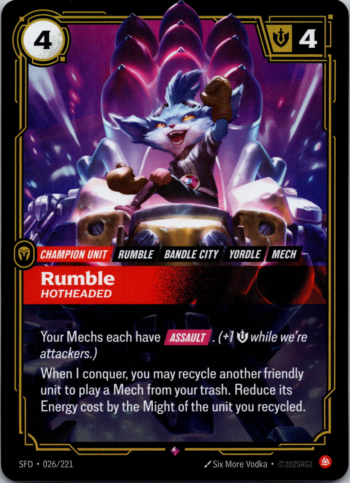 Rumble - Hotheaded - front