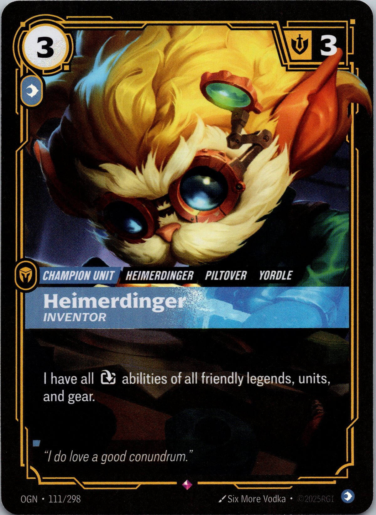 Heimerdinger - Inventor - front