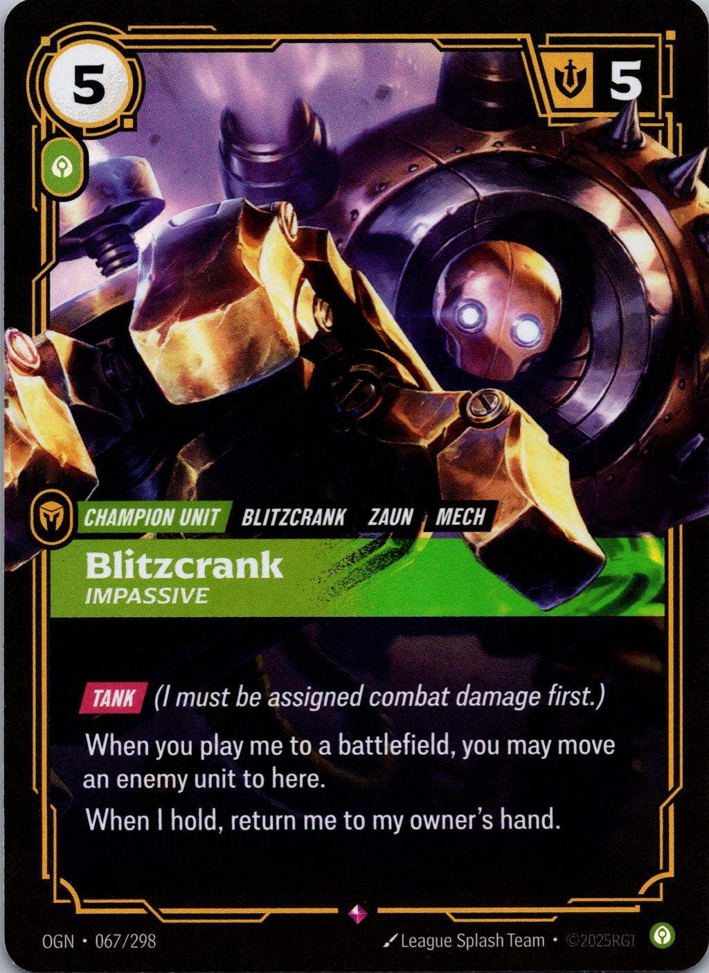 Blitzcrank - Impassive - front