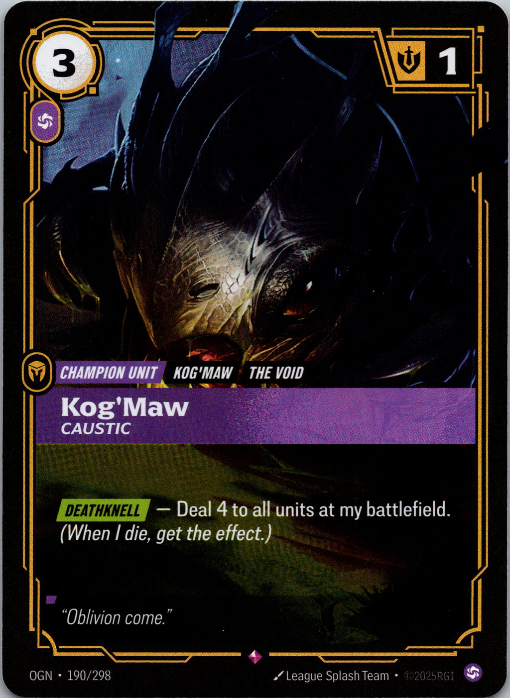 Kog'Maw - Caustic - front