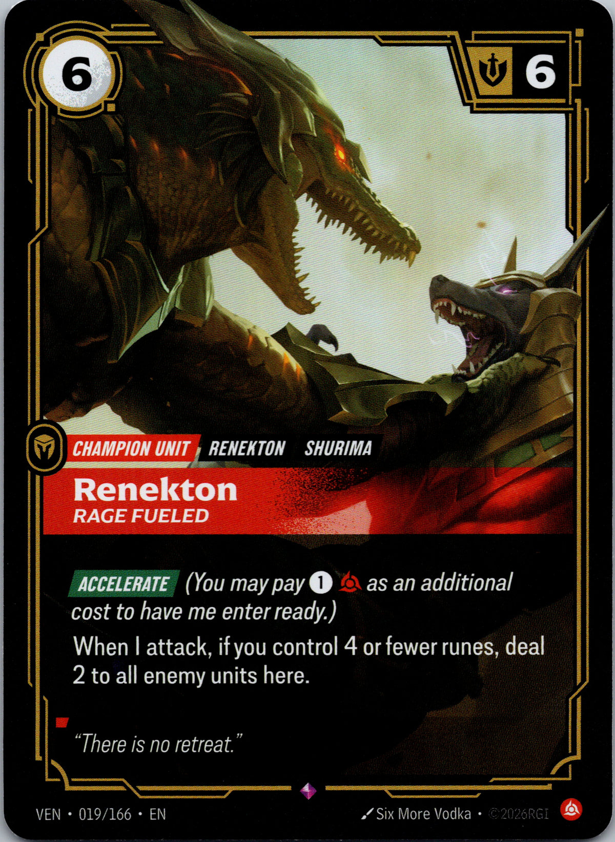 Renekton, Rage Fueled - front