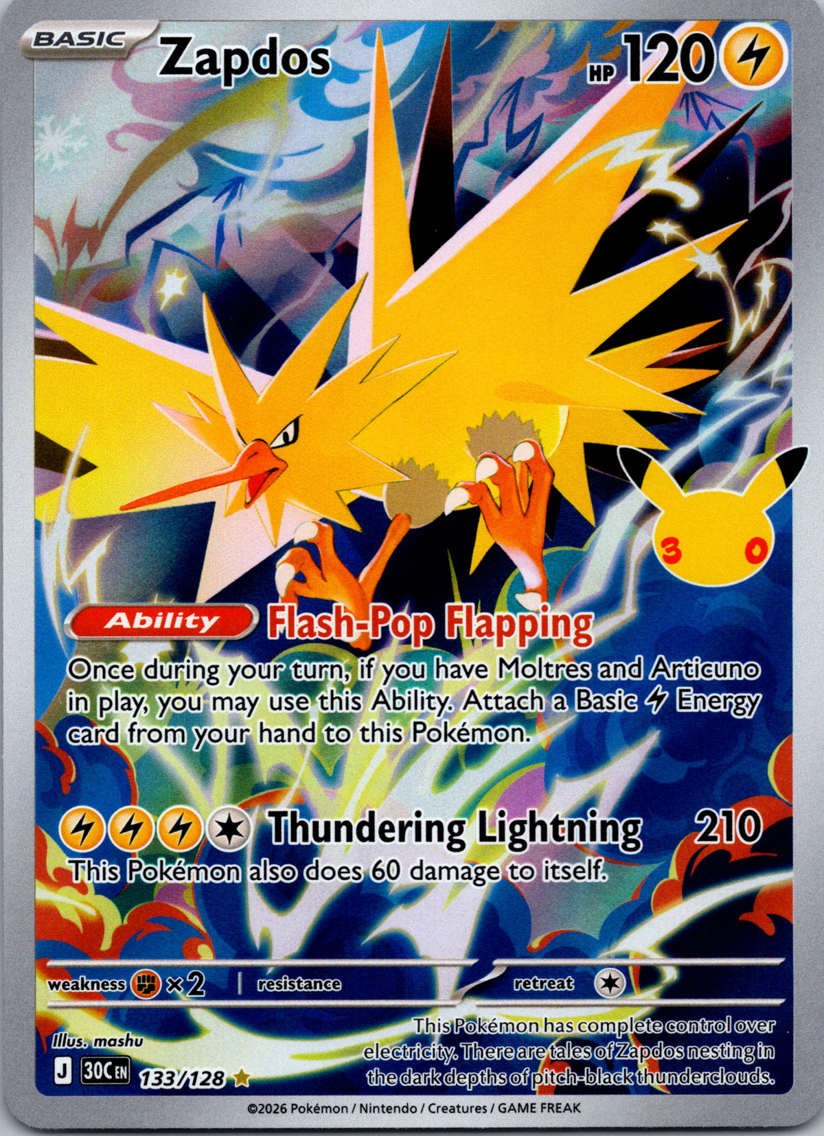 Zapdos - front